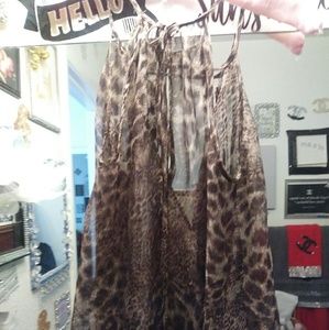 Leopard print summer top